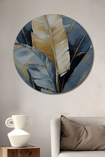 Teona Ahşap Frunze Tropicale Decorative din lemn MDF Pictură murală pentru ca...