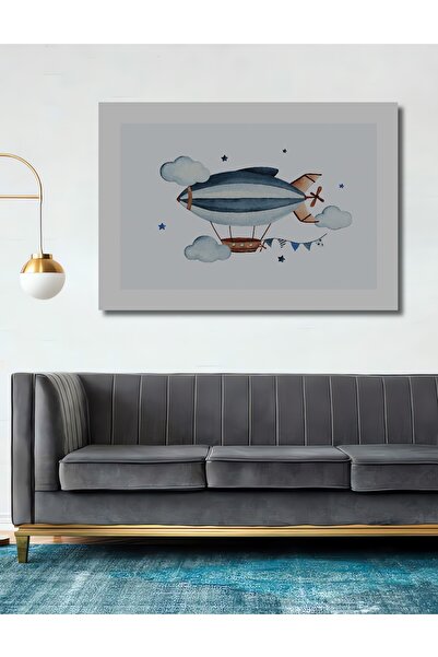 Teona Ahşap Zeplin Bulutlar Pictură decorativă din lemn MDF pentru perete aca...