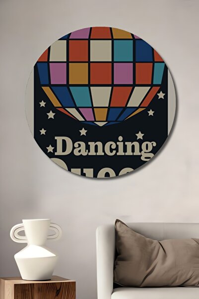 Teona Ahşap Pictură decorativă de perete din lemn MDF Dancing Queen pentru ca...