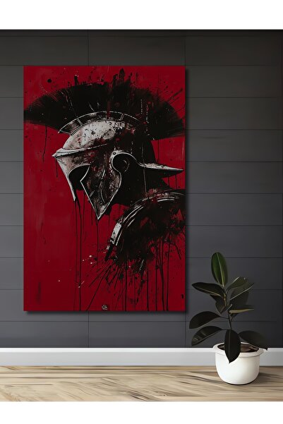 Teona Ahşap Spartan Warrior Lemn MDF Pictură decorativă de perete pentru casă...