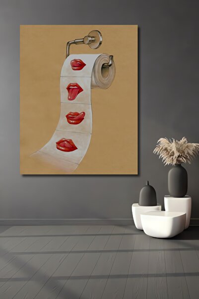 Teona Ahşap Buze pe hârtie igienică Pictură decorativă din lemn MDF Pictură d...