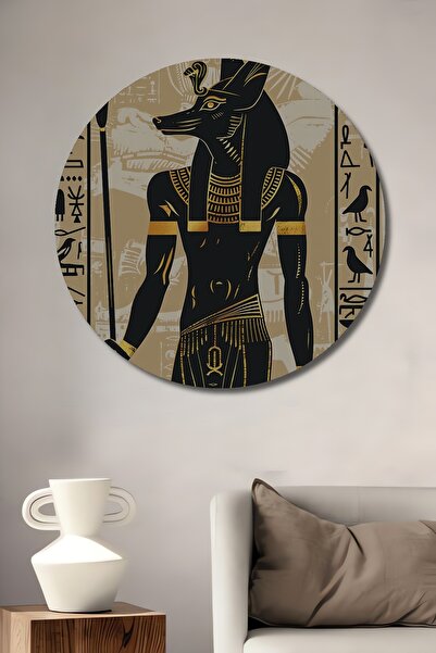 Teona Ahşap Αιγυπτιακός Θεός Άνουβις Ξύλινο MDF Διακοσμητικός πίνακας τοίχου ...