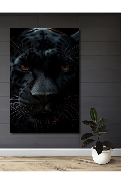 Teona Ahşap Силна Черна пантера Дървена MDF декоративна стена за дома/офиса П...