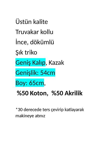 anne moda ankara Ανώτερης ποιότητας, ΜΕΓΑΛΟ ΚΑΛΟΥΠΙ, μονόχρωμο, βαμβακερό, πουλόβερ