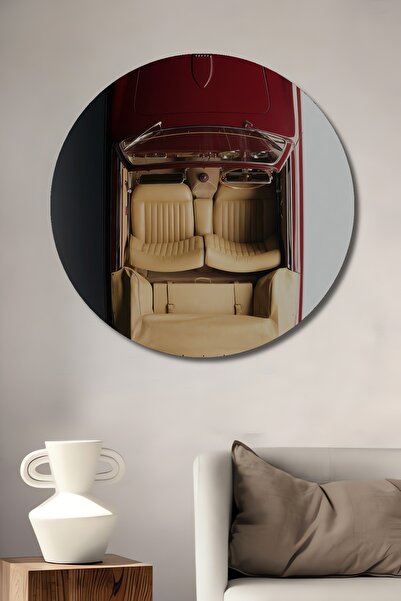 Teona Ahşap Pictură murală decorativă din lemn MDF de lux pentru mașini clasi...