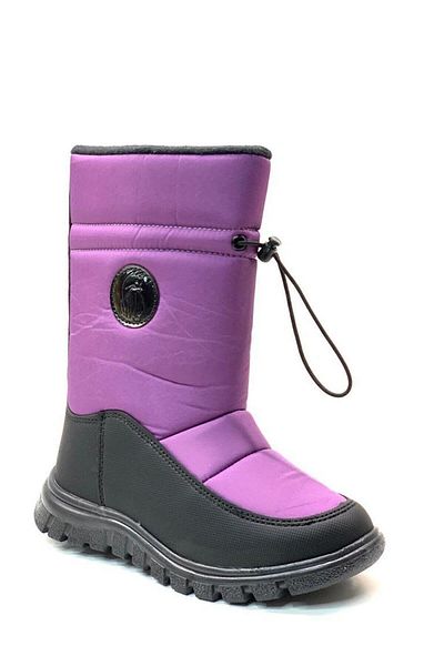 Cool Demos Orthopedic Girl's Warm Lining Purple Snow Boots