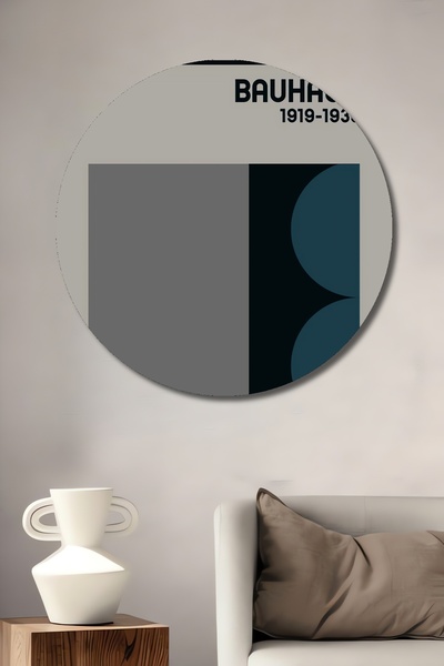 Teona Ahşap Bauhaus Art Stream Pictură decorativă din lemn MDF pentru perete ...