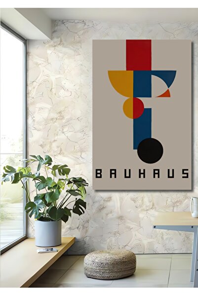 Teona Ahşap Pictură murală decorativă în stil Bauhaus, abstractă, din lemn MD...