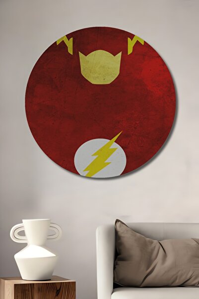 Teona Ahşap Pictură decorativă pe perete din lemn MDF pentru casă/lugar de muncă Pictură rotundă pe perete pentru casă/lugar de muncă