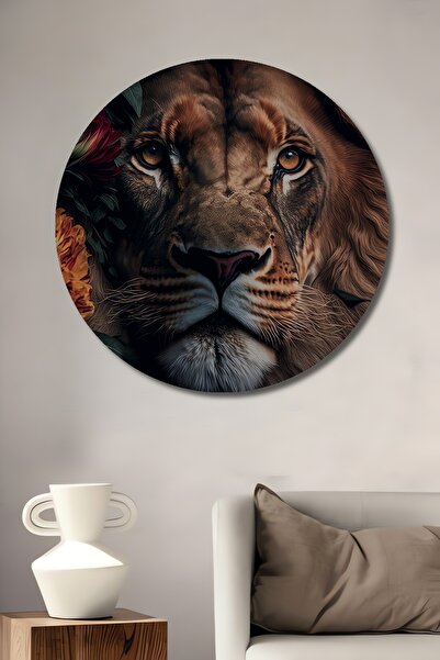 Teona Ahşap Διακοσμητικό Ξύλινο MDF Κήπος με Λουλούδια Λιονταριού Ζωγραφική Τ...