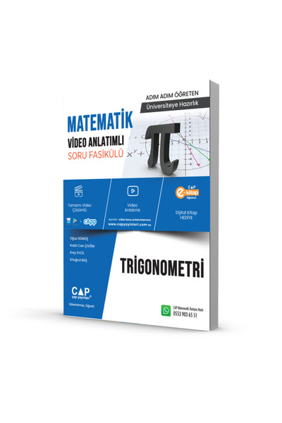 Çap Yayınları Çap Matematik Trigonometri Video Anlatımlı Soru Fasikül