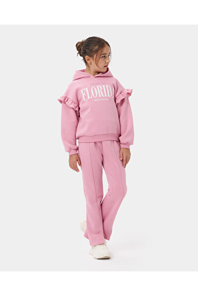 Minipodyum Σετ φόρμας για κορίτσια Florida με κουκούλα