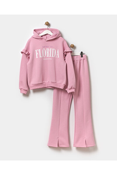 Minipodyum Σετ φόρμας για κορίτσια Florida με κουκούλα