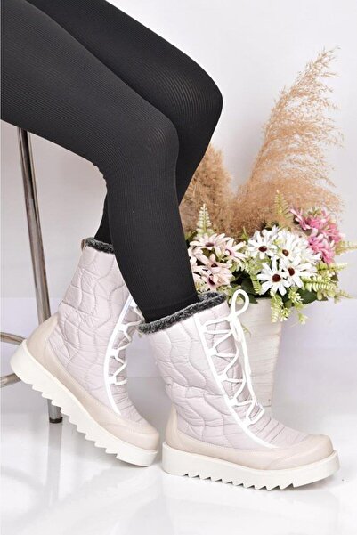 Walkenzo 2243 Women's Non-Slip Fur Thermal Snow Boots