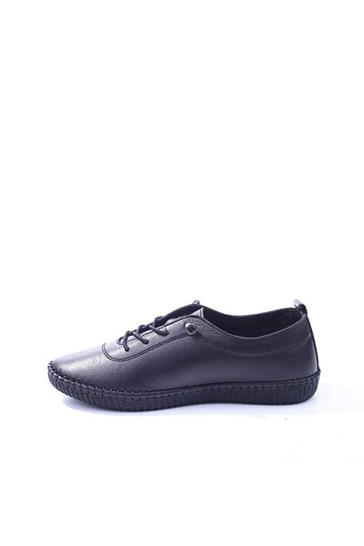 Voyager 7230 Pantofi ortopedici negri din piele naturală de zi cu zi pentru femei