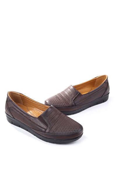 Walkenzo 3769 Women's Orthopedic Sole Leather Shoes