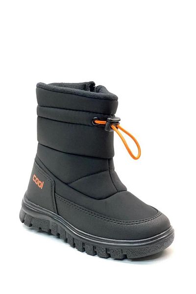 Cool Viscon Orthopedic Unisex Παιδικές Μαύρες Μπότες Χιονιού