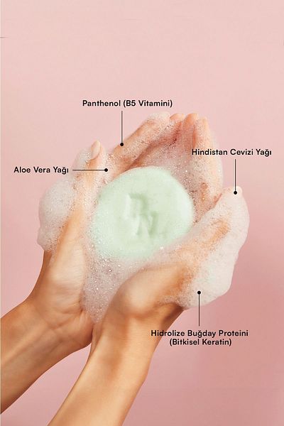 Polente Natural Relaxing Solid Shampoo - Anti-Dandruff (110 Gr)