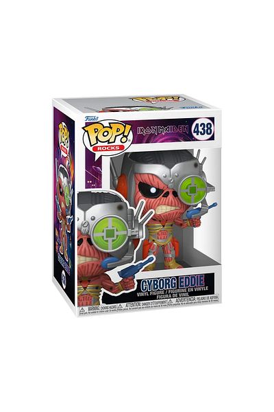 TOYFEST Funko POP Rocks - شخصية Iron Maiden Cyborg