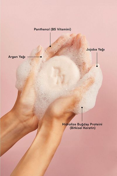 Polente Natural 110 Gr Solid Shampoo - Repairing and Nourishing Hair, Damaged and Processed