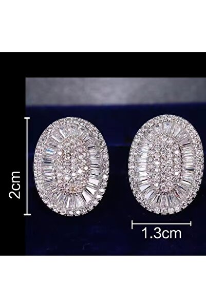 DESİGNEDBYD Zirkonyum Taşlı Şık Modern Design Küpe