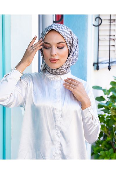 Golden Rose Cotton Silky - Patterned Personality Scarf