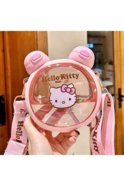Livava Hello Kitty Askılı Suluk, Pembe, 16×15-sürpriz Hediyeli