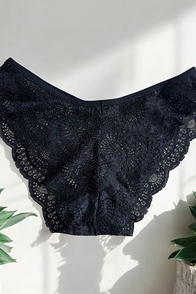 BLİSS WEAR FASHION Γυναικεία Δαντελένια Σλιπ 4 τεμαχίων
