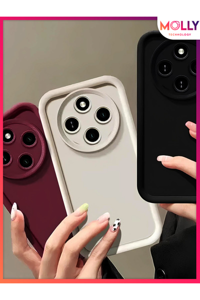 Molly Pine Green Edges Thick Pan Silicone Case for Xiaomi Redmi 14C