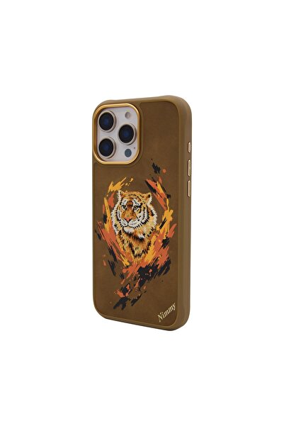 Nimmy iPhone 16 Pro Uyumlu Nakış İşlemeli 3D Detaylı MagSafe Magnetic Dazzlin...