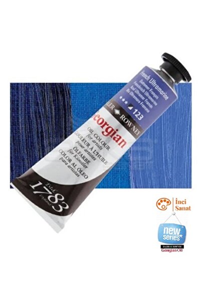 Daler Rowney Georgian N:123 French Ultramarine Yağlı Boya 38ml Profesyonel Oi...