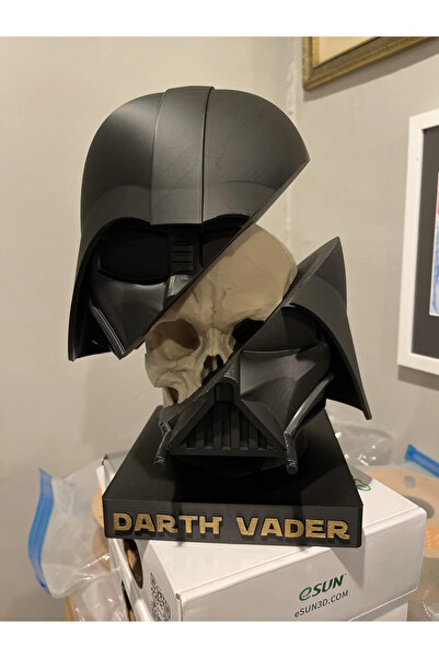 FEEL DARTH VADER SKULL YILDIZ SAVAŞLARI SANAT KASKI KURU KAFA BÜYÜK BOY MÜKEM...