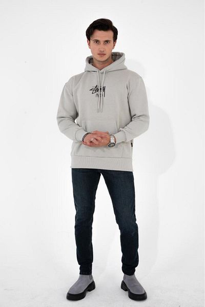 HLT JEANS Dunkelblaue, dehnbare Slim-Fit-Jeans aus Lycra für Herren – HLTHE 001931