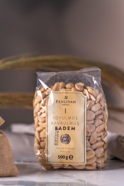 PEHLİVAN DATÇA Soyulmuş Kavrulmuş Badem 500 gr