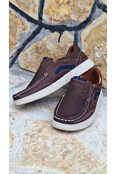 HON'S Nubuck Δερμάτινα Ανδρικά Παπούτσια Daily Casual