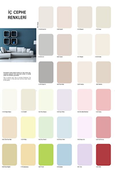 Dyo Besyildiz Plastik Iç Cephe Duvar Boyası 20 Kg/10 Kg/3,5kg Kumsal Rengi