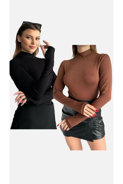 modazoom Body de damă cu detalii cu degete