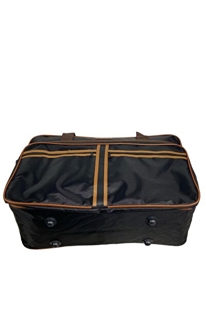 Oliv Koyu Kahve Cepli Seyahat Çantası