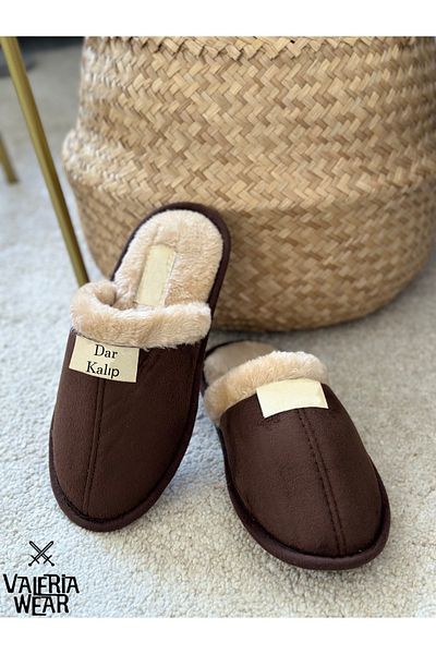 Vwear Unisex Soft and Warm Lined Garden Bundle and Fluffy House Slippers - Narrow Fit