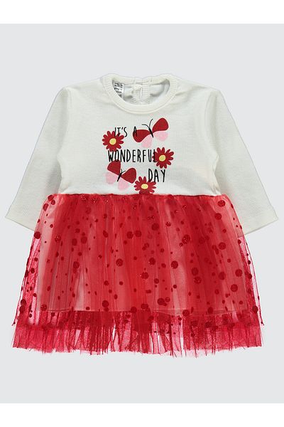 Welkin 6-18 Months Red Baby Girl Dress