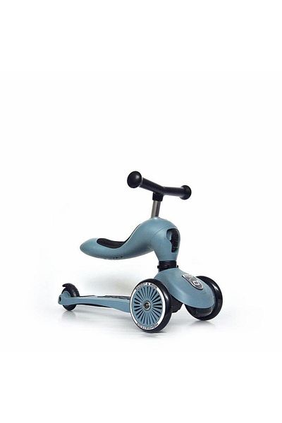SCOOT AND RIDE Highwaykick 1 Seat Children's Scooter Petrol Blue160629-96271