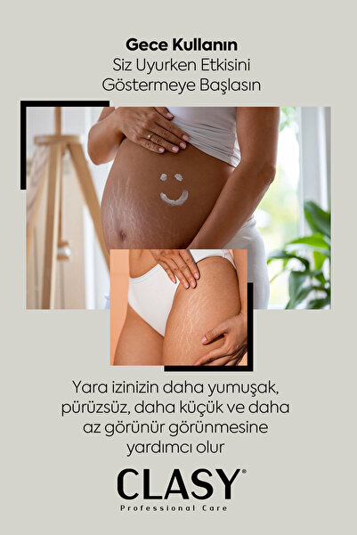 Clasy Care Yara Ve Çatlak Izleri Görünümünü Azaltıcı Ve Mükemmel Önleyici Krem (SCARS & STRETCH MARKS CREAM)
