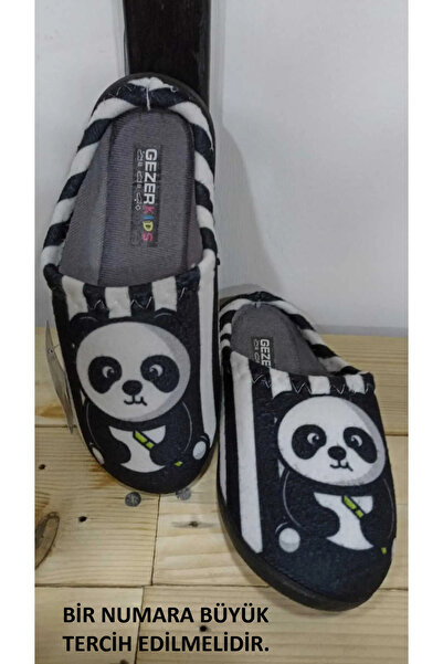 GEZER KIŞLIK RAHAT TABAN PANDA RESİMLİ ERKEK ÇOCUK EV TERLİĞİ