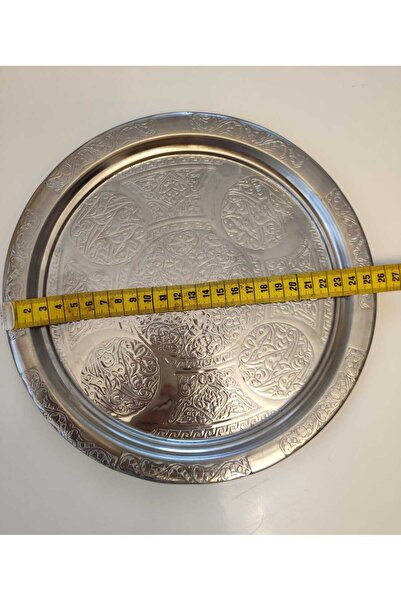 BŞK VİRGO 25 cm Stainless Metal Tray - Steel
