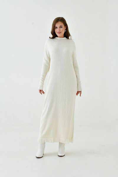 NİSUM MODA Copy - Nisum Skirt Tasseled Long Knitting Dress