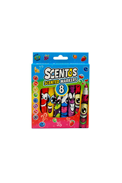Scentos Scented 8 Funny Face Markers