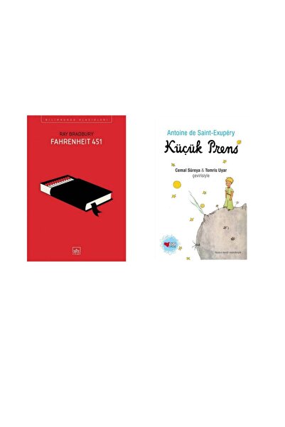 İthaki Yayınları Fahrenheit 451 - Ray Bradbury - Küçük Prens - Antoine de Sai...