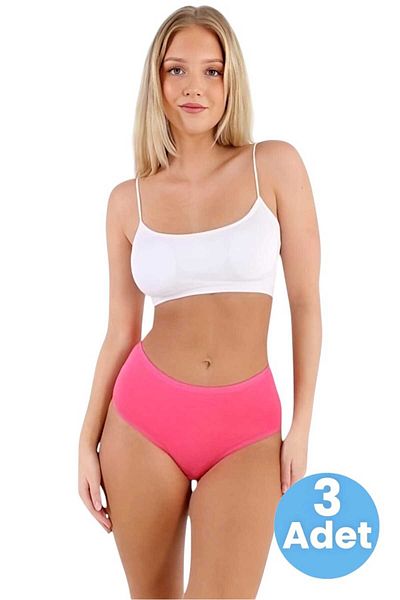 Tezzgelsin Women's Cotton Combed Single Jersey Fabric Bato Panties Women's Bato Panties 3 Pieces