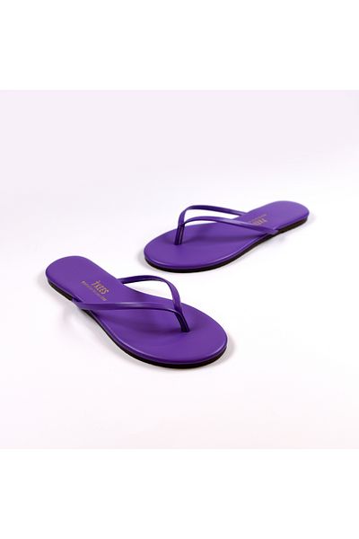 Tkees Women's Classic Purple Stylish Casual Flip Flops