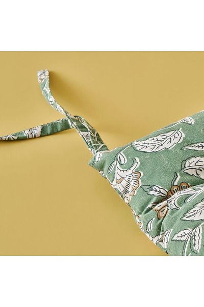 Bella Maison Indian Green Chair Cushion(40X40Cm)